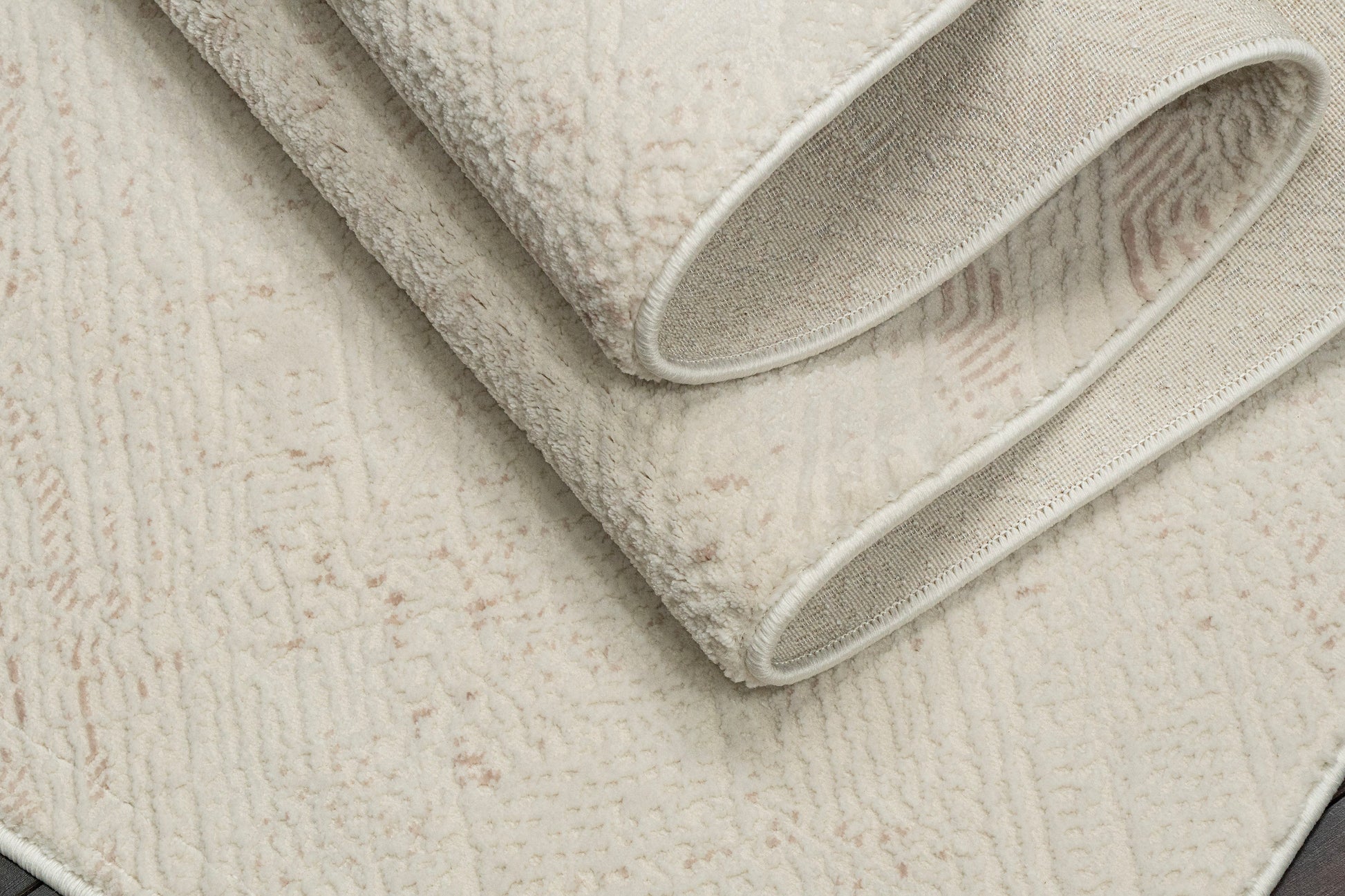 Montrose Modern Cream/Beige Abstract Medium Pile Rug