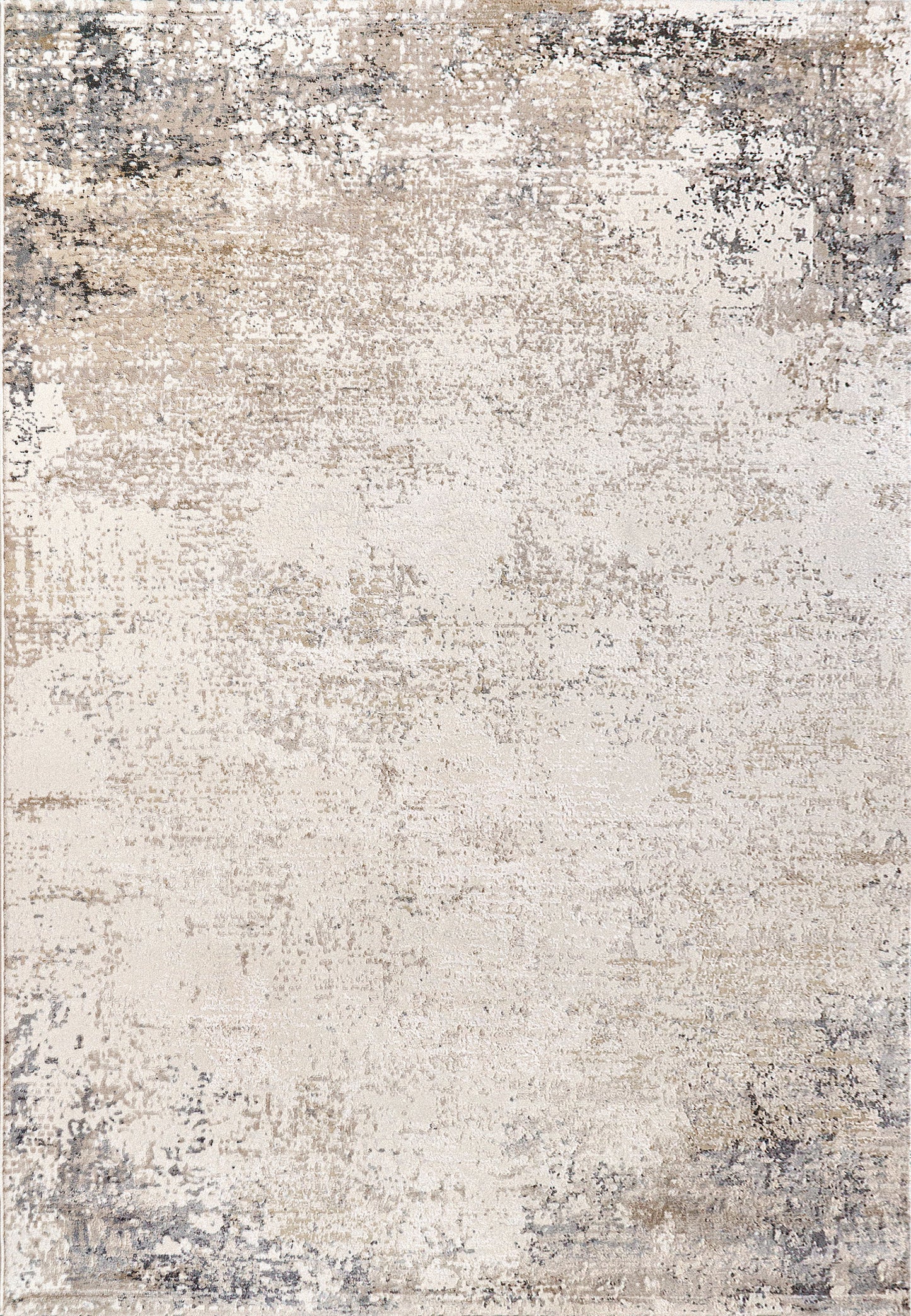 Montrose Modern Cream/Beige Abstract Medium Pile Rug