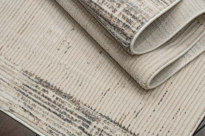 Montrose Modern Cream/Beige/Grey Geometric Medium Pile Rug