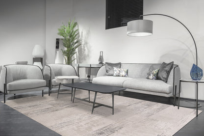Montrose Modern Cream/Beige/Grey Geometric Medium Pile Rug
