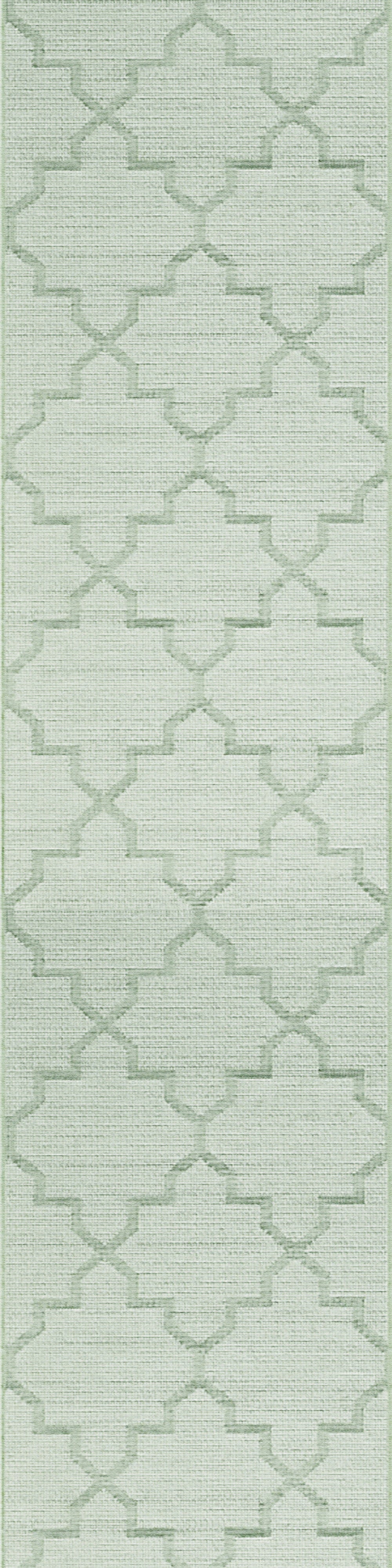 Newport Contemporary Green Indoor/Outdoor No Pile Rug