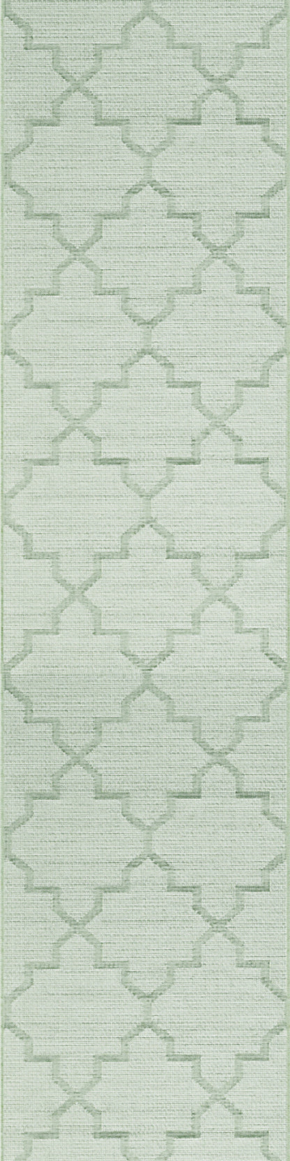 Newport Contemporary Green Indoor/Outdoor No Pile Rug