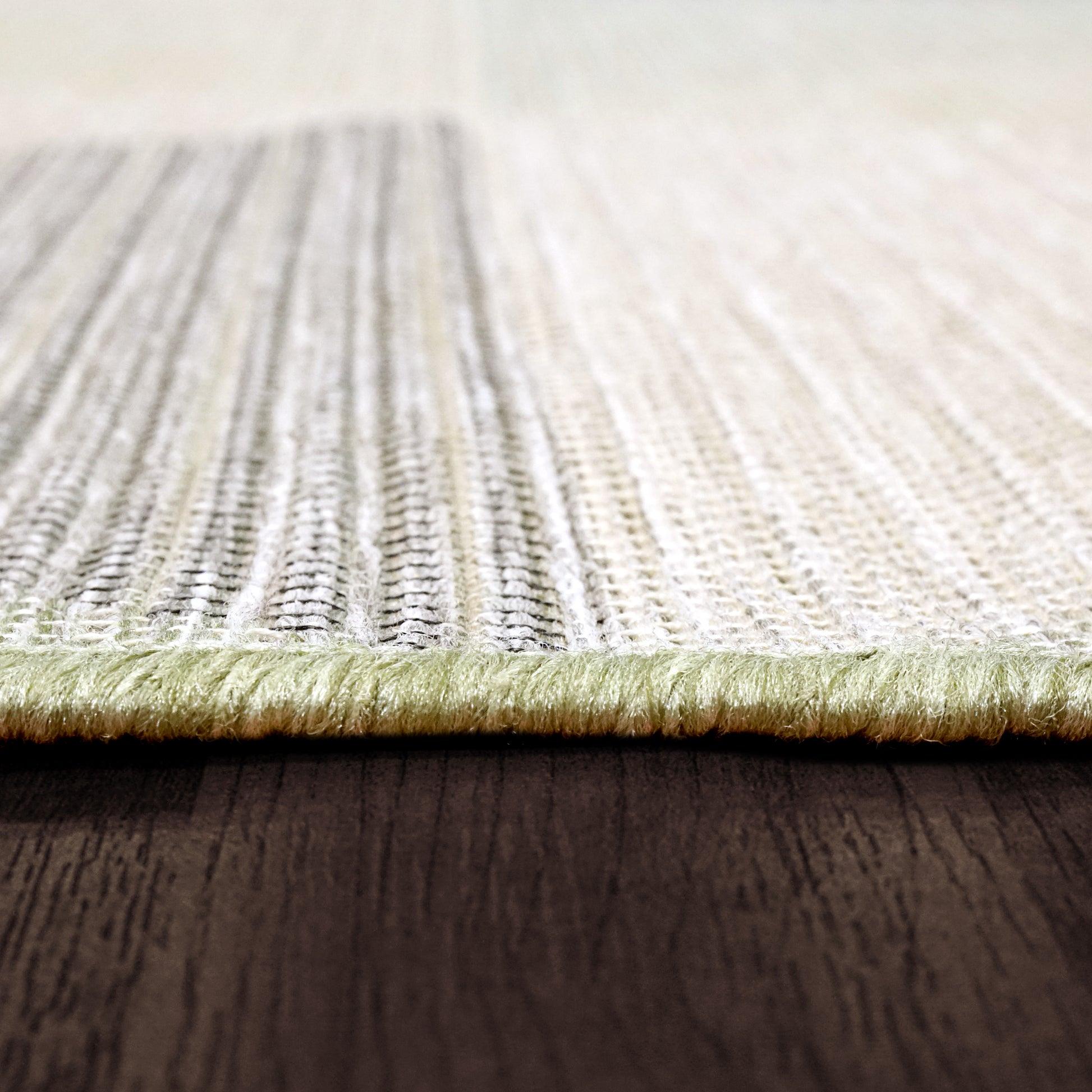 Newport Contemporary Green Indoor/Outdoor No Pile Rug