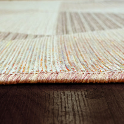 Newport Contemporary Blush Indoor/Outdoor No Pile Rug