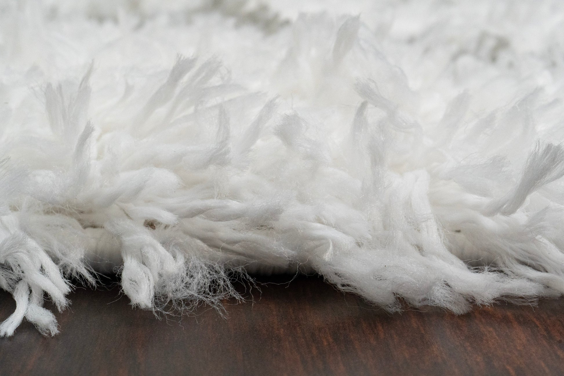Nordic Contemporary White/Silver Aztec High Pile Rug