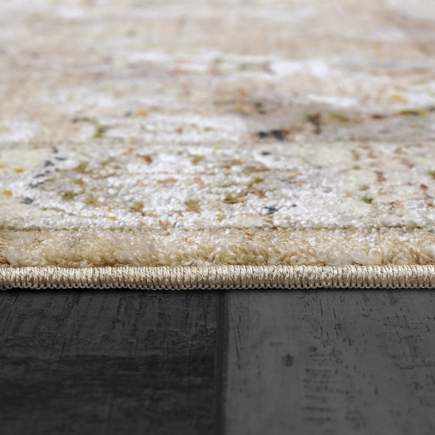 Octo Traditional Cream/Multi Oriental High-Low Rug
