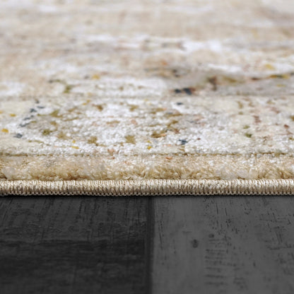 Octo Traditional Cream/Multi Oriental High-Low Rug