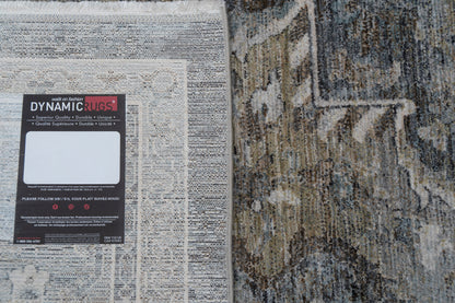 Pandora Transitional Grey/Beige Medallion Low Pile Rug