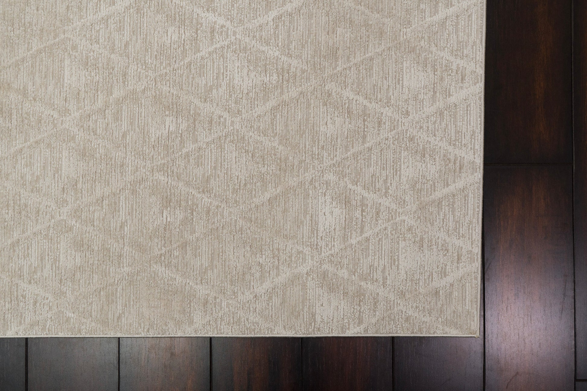 Penta Modern Cream Geometric Medium Pile Rug