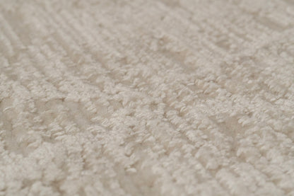 Penta Modern Cream Geometric Medium Pile Rug