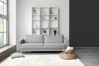 Penta Modern Cream/Beige Abstract Medium Pile Rug