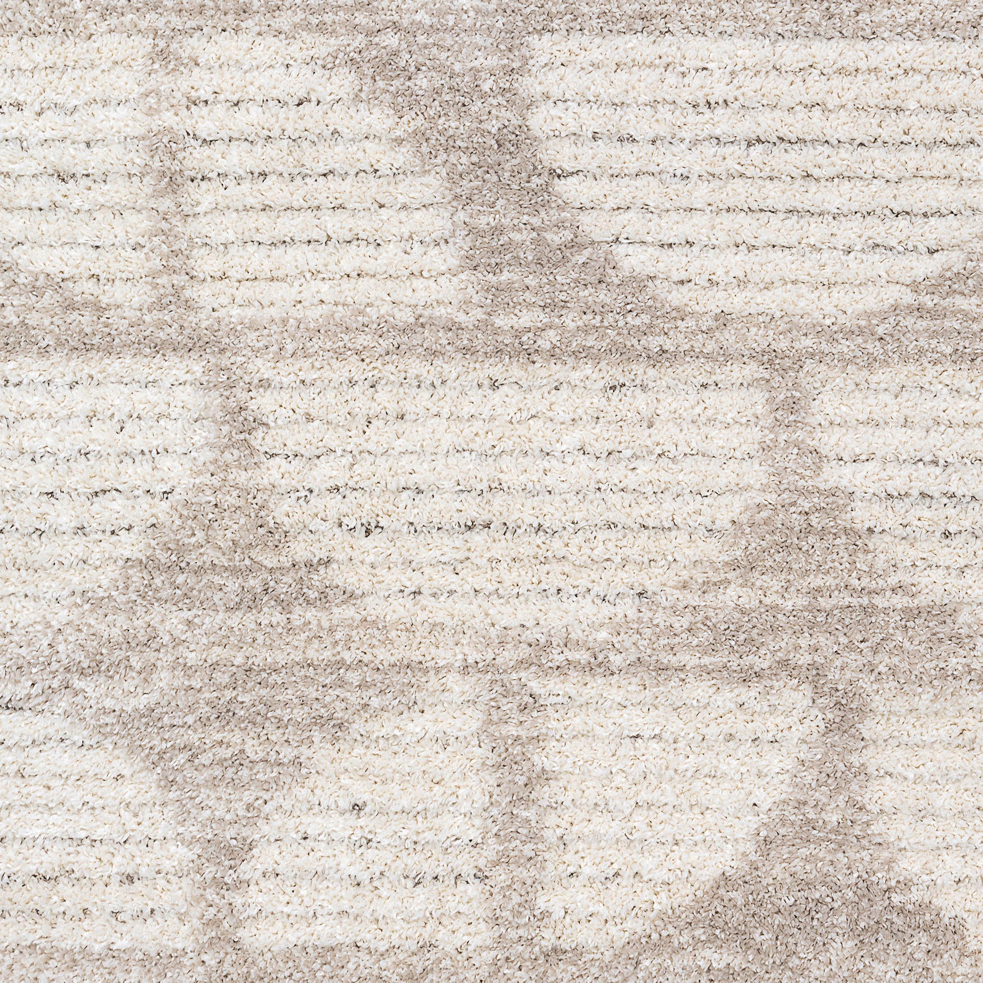 Pike Modern Sage/Ivory Geometric Shag Rug