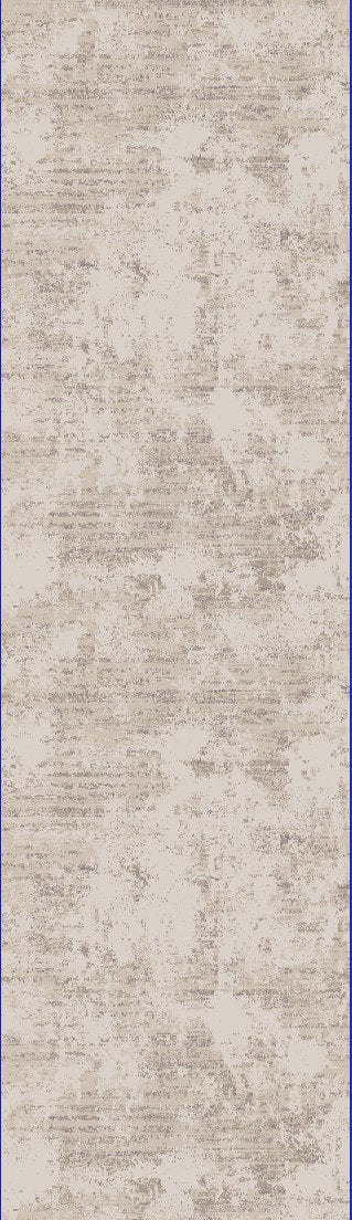 Quartz Traditional Ivory/Beige Distressed Medium Pile Rug