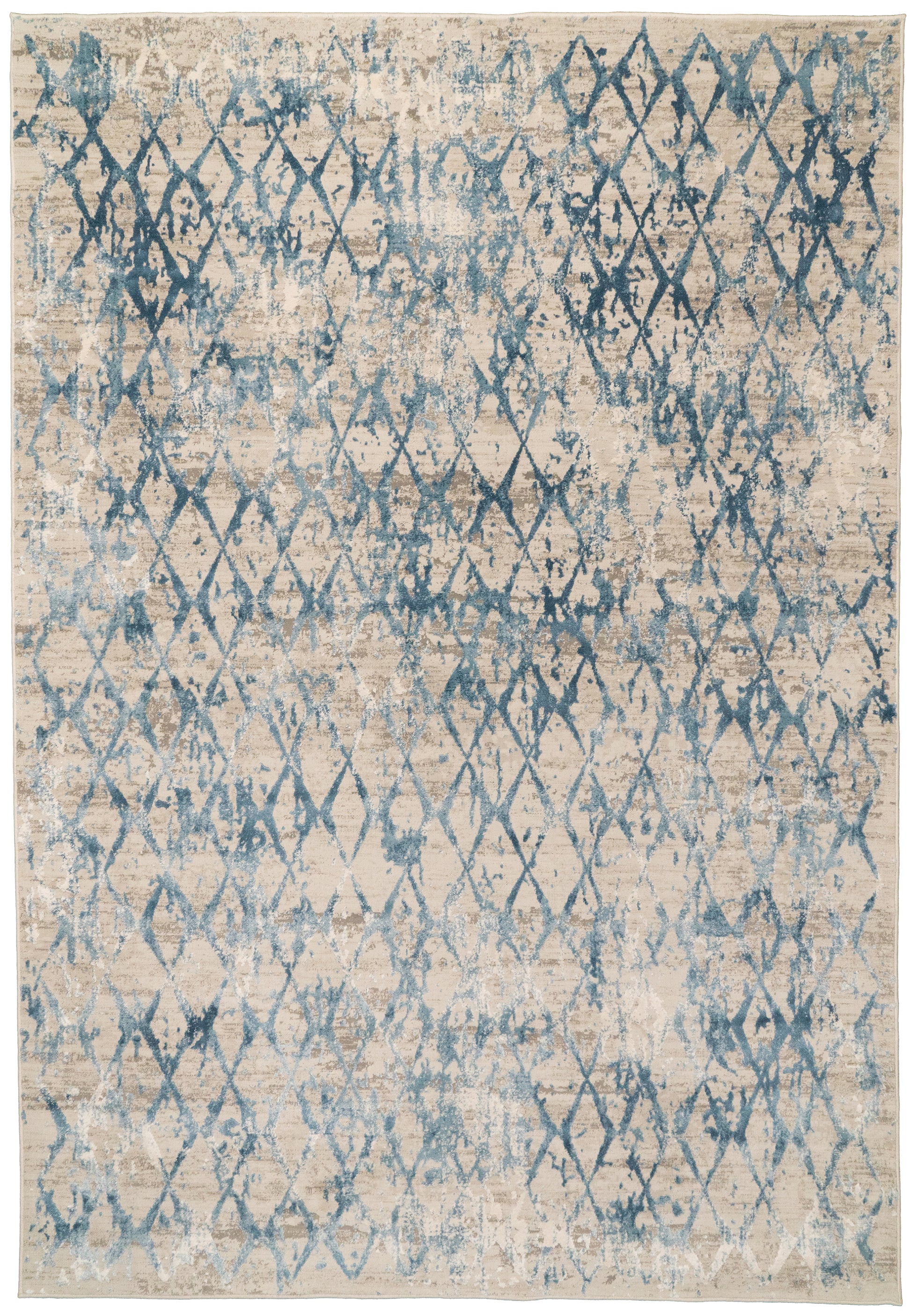 QUARTZ 27039 Ivory/Blue
