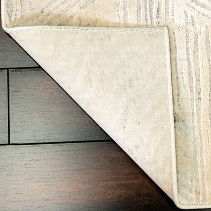 Quartz Transitional Ivory Distressed Medium Pile Rug