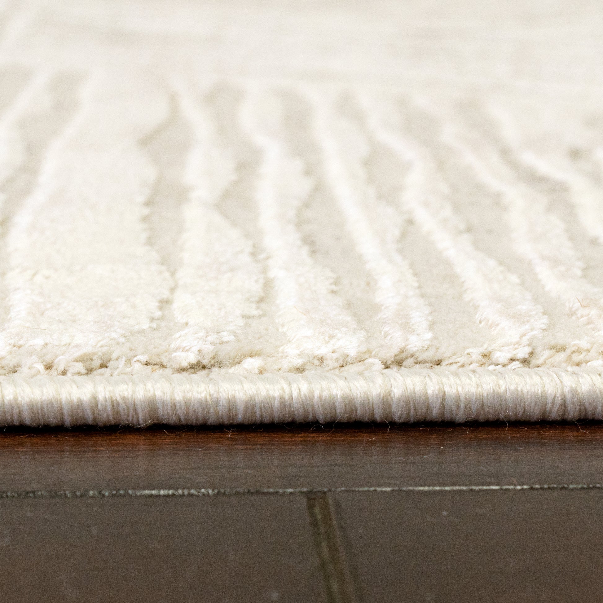 Quartz Transitional Ivory Distressed Medium Pile Rug