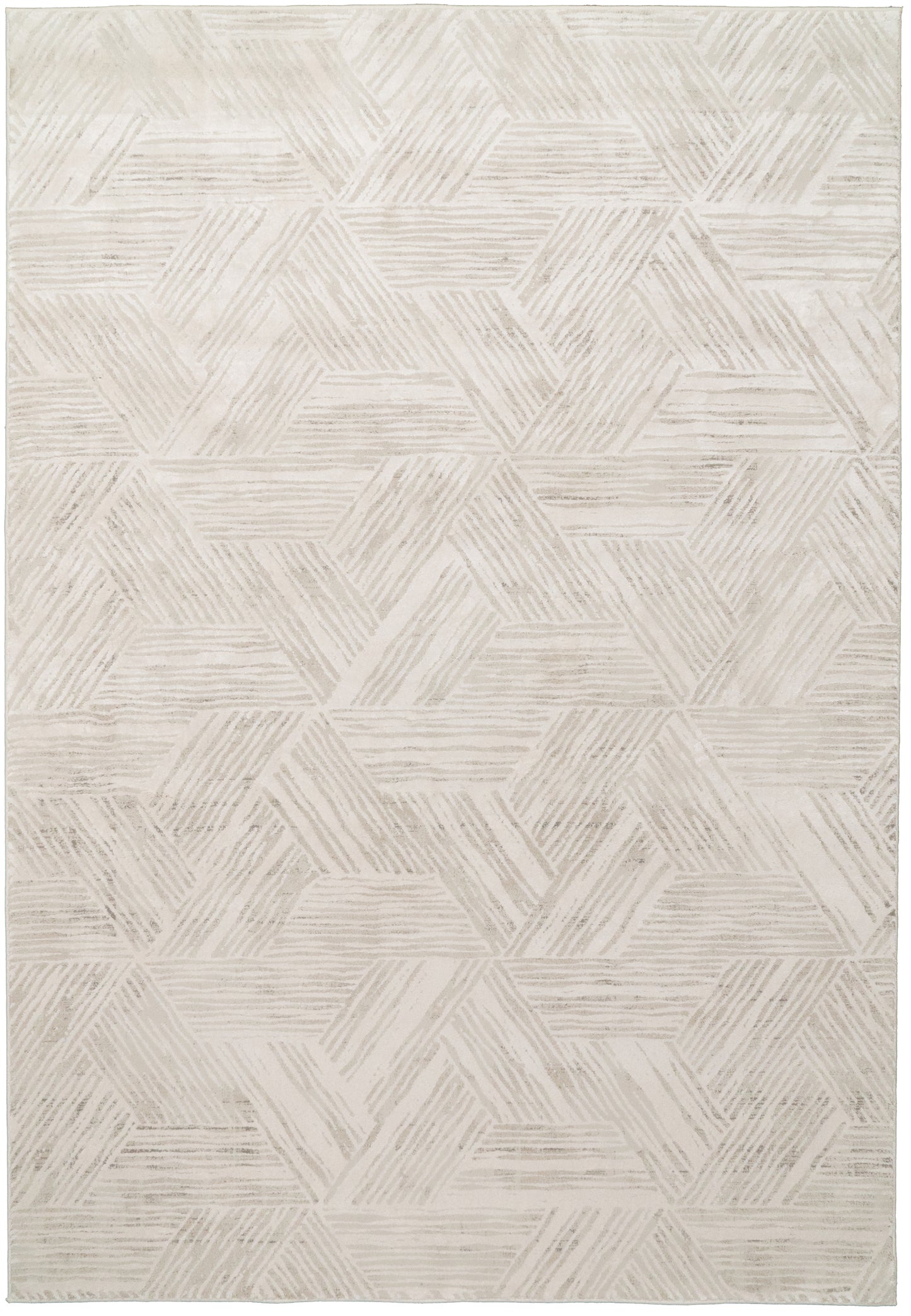 Quartz Transitional Ivory Distressed Medium Pile Rug