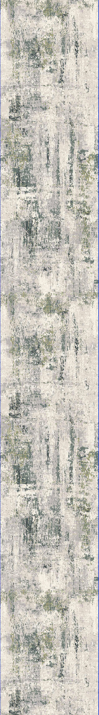 Quartz Transitional Ivory/Grey Distressed Medium Pile Rug