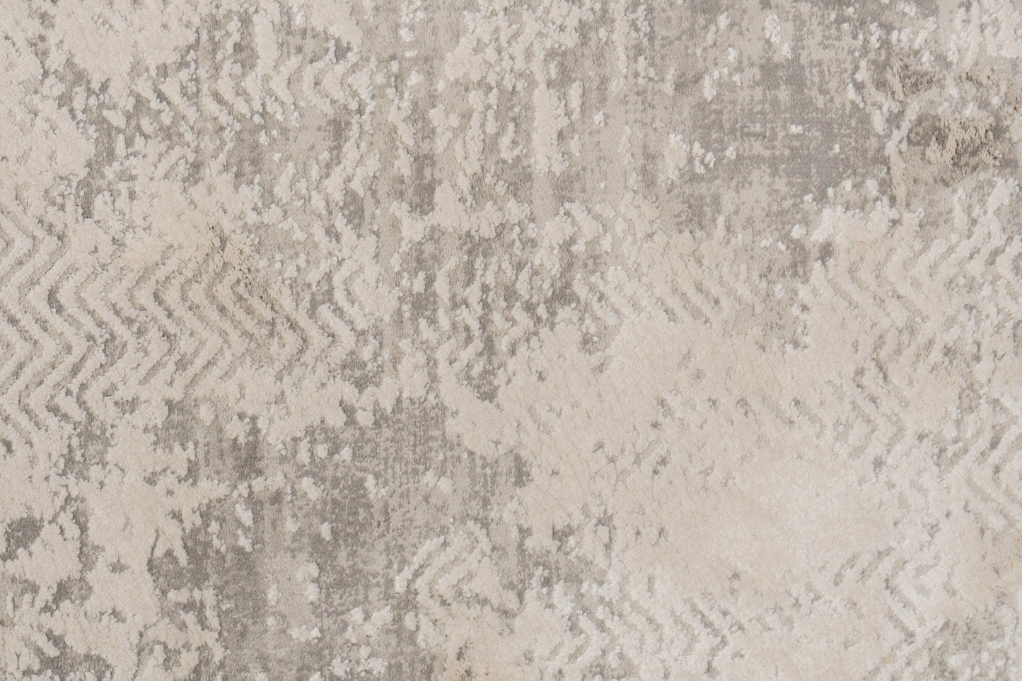 Quartz Transitional Ivory Distressed Medium Pile Rug