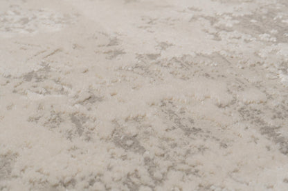 Quartz Transitional Ivory Distressed Medium Pile Rug