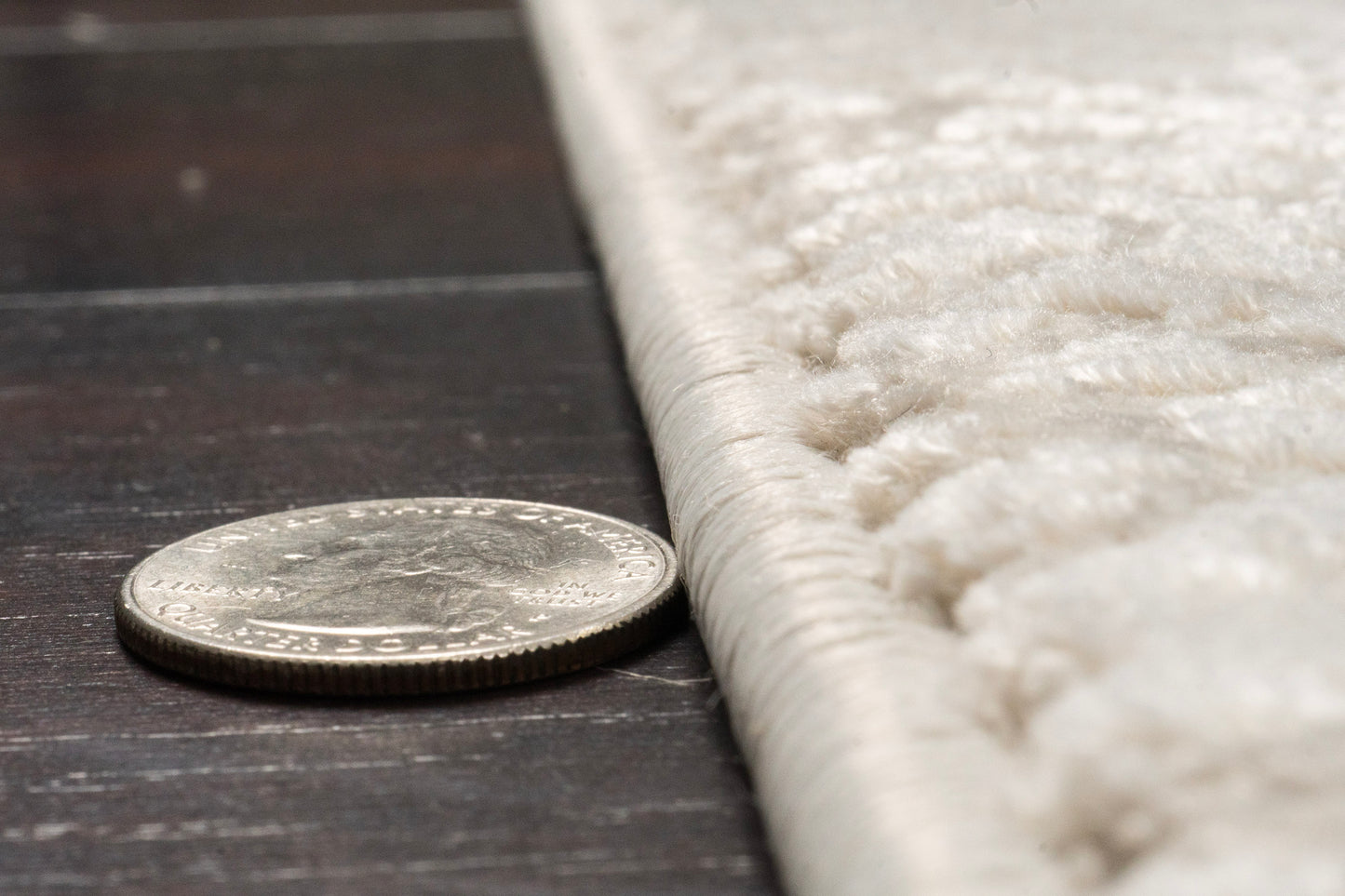 Quartz Transitional Ivory Distressed Medium Pile Rug
