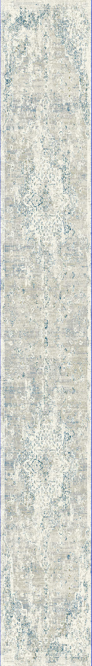 Quartz Transitional Ivory/Multi Distressed Medium Pile Rug