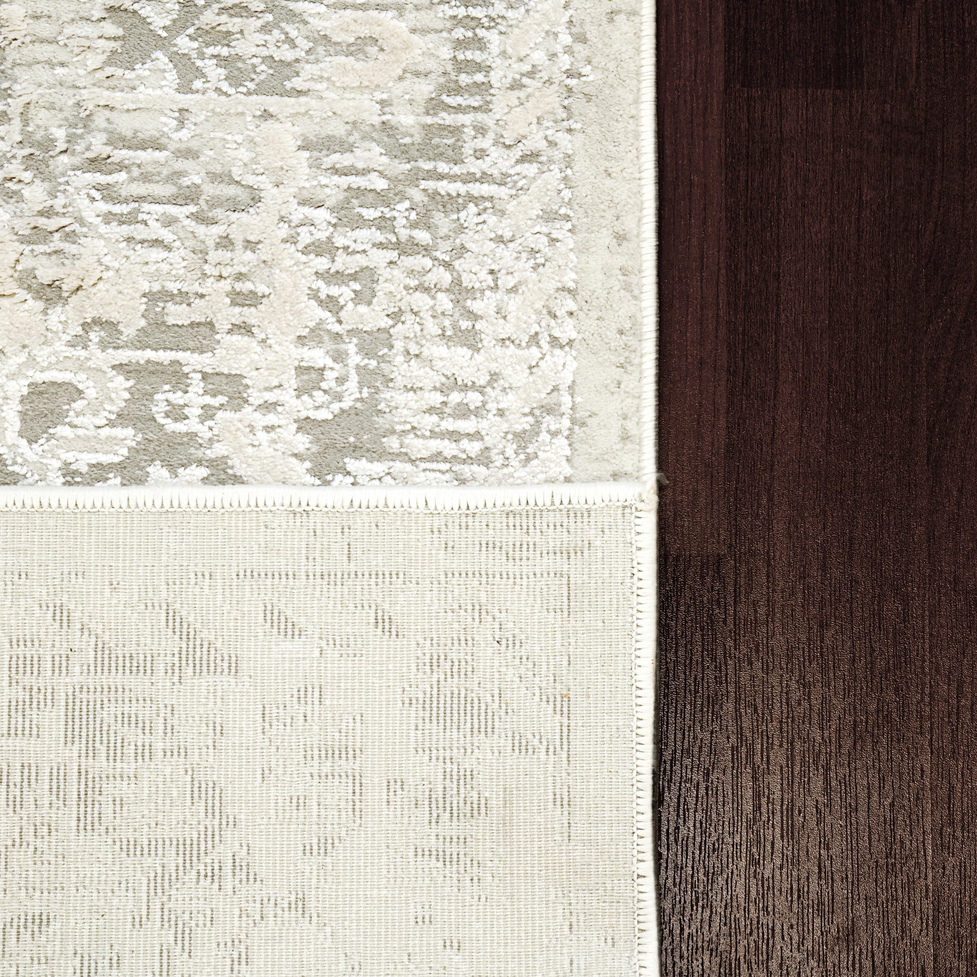 Quartz Transitional Ivory Distressed Medium Pile Rug