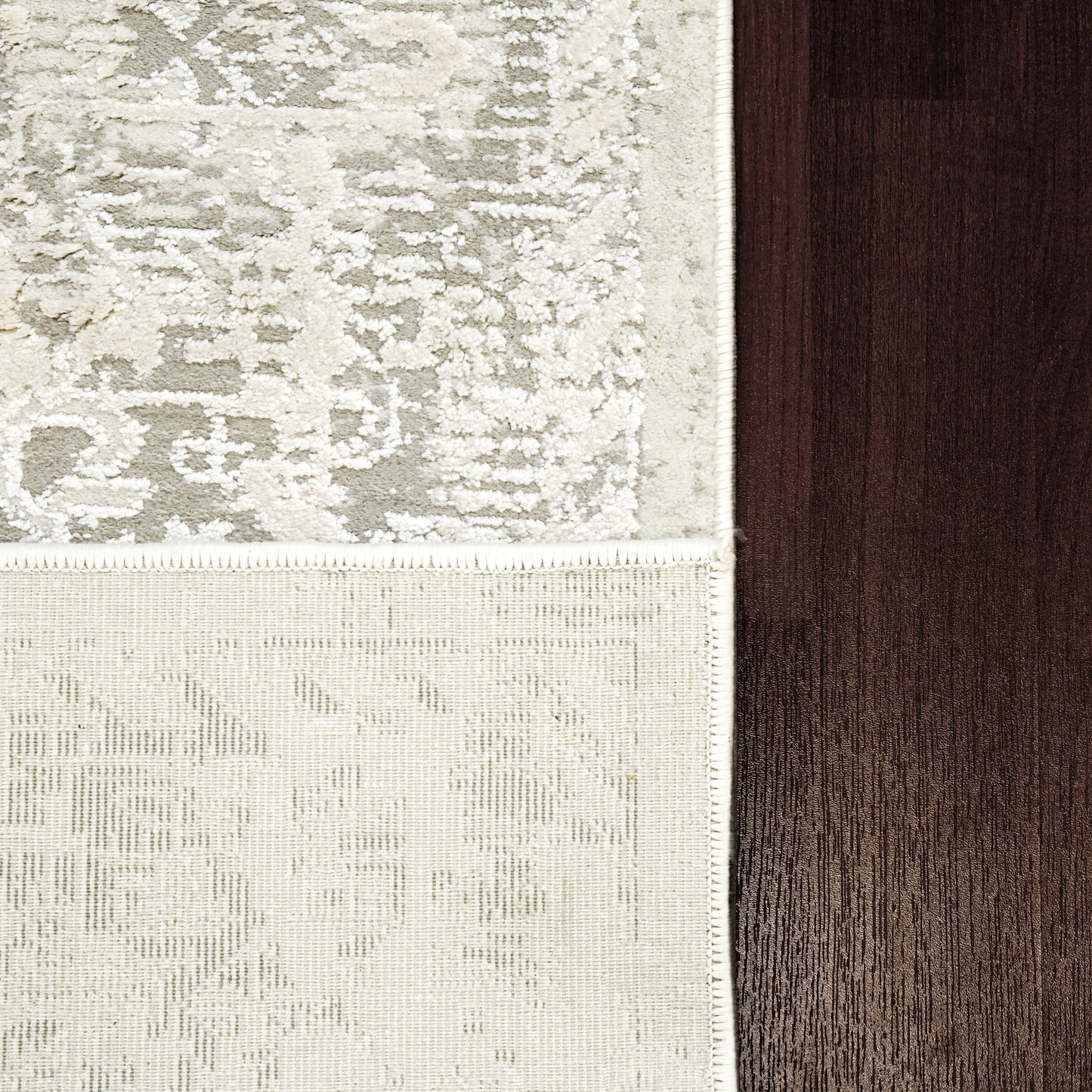 Quartz Transitional Ivory Distressed Medium Pile Rug