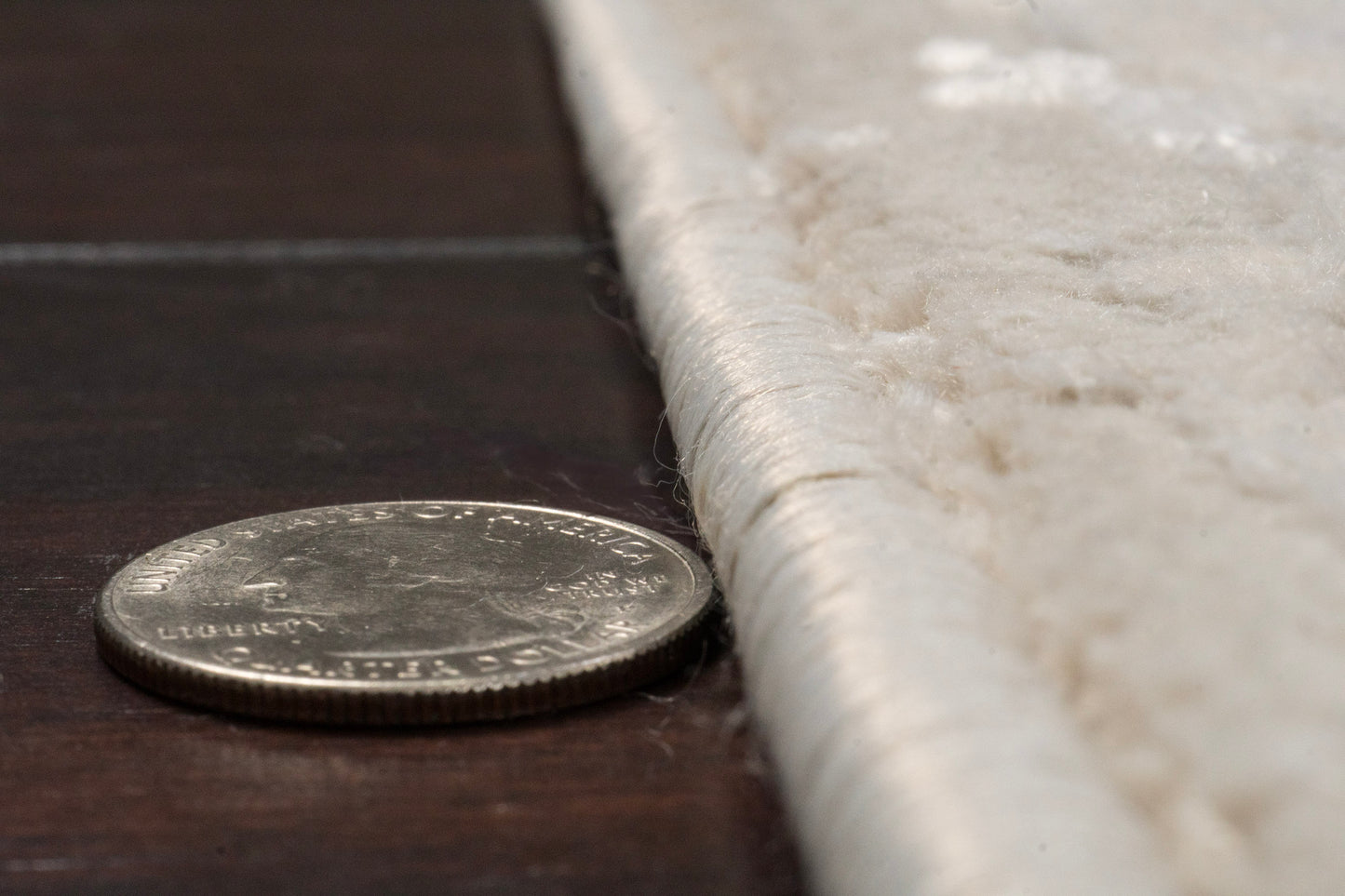 Quartz Transitional Ivory Distressed Medium Pile Rug