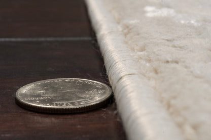 Quartz Transitional Ivory Distressed Medium Pile Rug