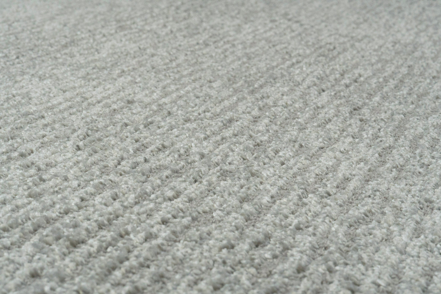Quin Solid Light Grey Solid Color High-Low Rug