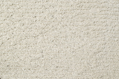 Quin Solid Ivory Solid Color High-Low Rug
