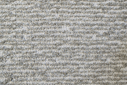 Quin Solid Grey Solid Color High-Low Rug