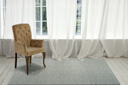 Quin Solid Grey Solid Color High-Low Rug