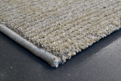 Quin Solid Sepia Solid Color High-Low Rug