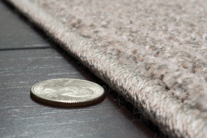 Quin Modern Grey Geometric High-Low Rug
