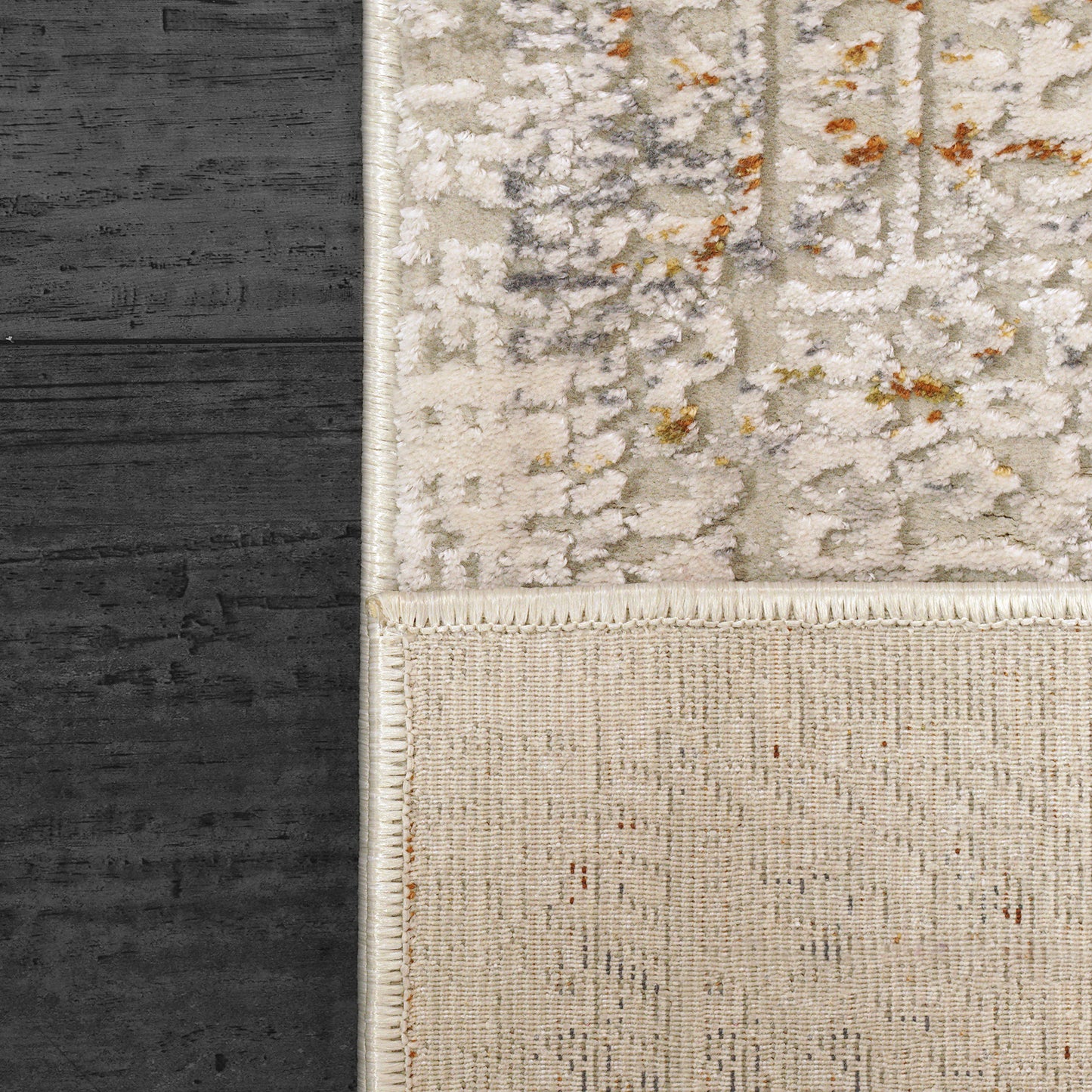 Renaissance Modern Ivory/Multi Abstract Medium Pile Rug