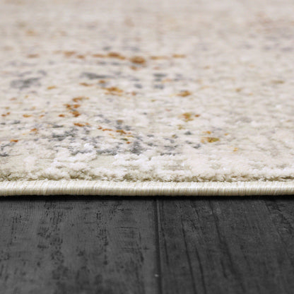 Renaissance Modern Ivory/Multi Abstract Medium Pile Rug