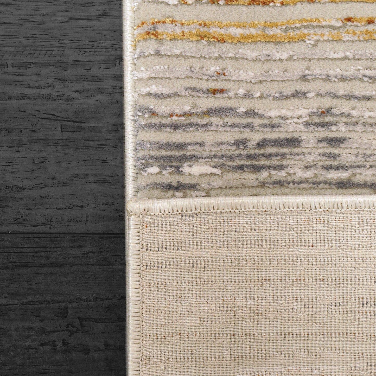 Renaissance Modern Ivory/Multi Abstract Medium Pile Rug