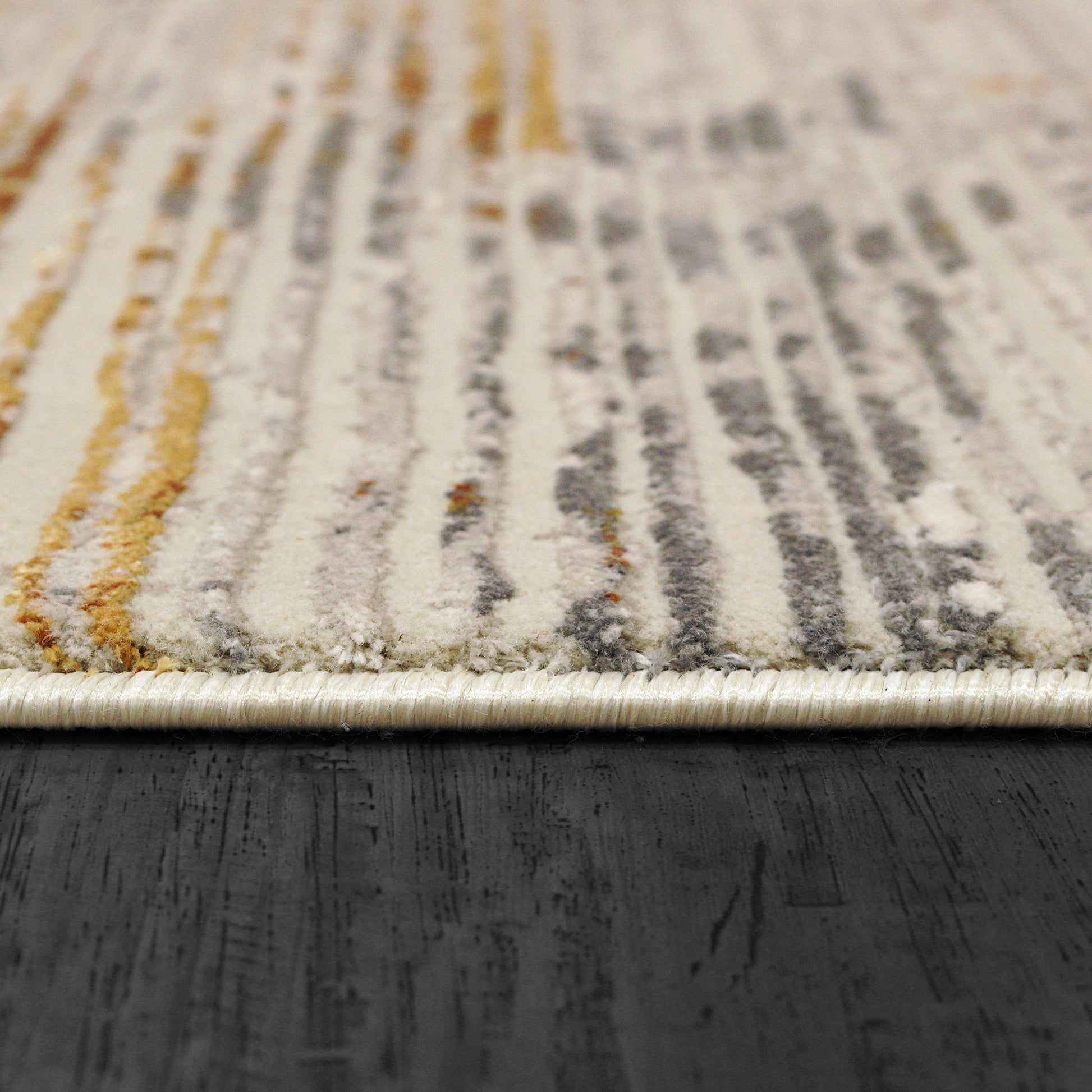 Renaissance Modern Ivory/Multi Abstract Medium Pile Rug
