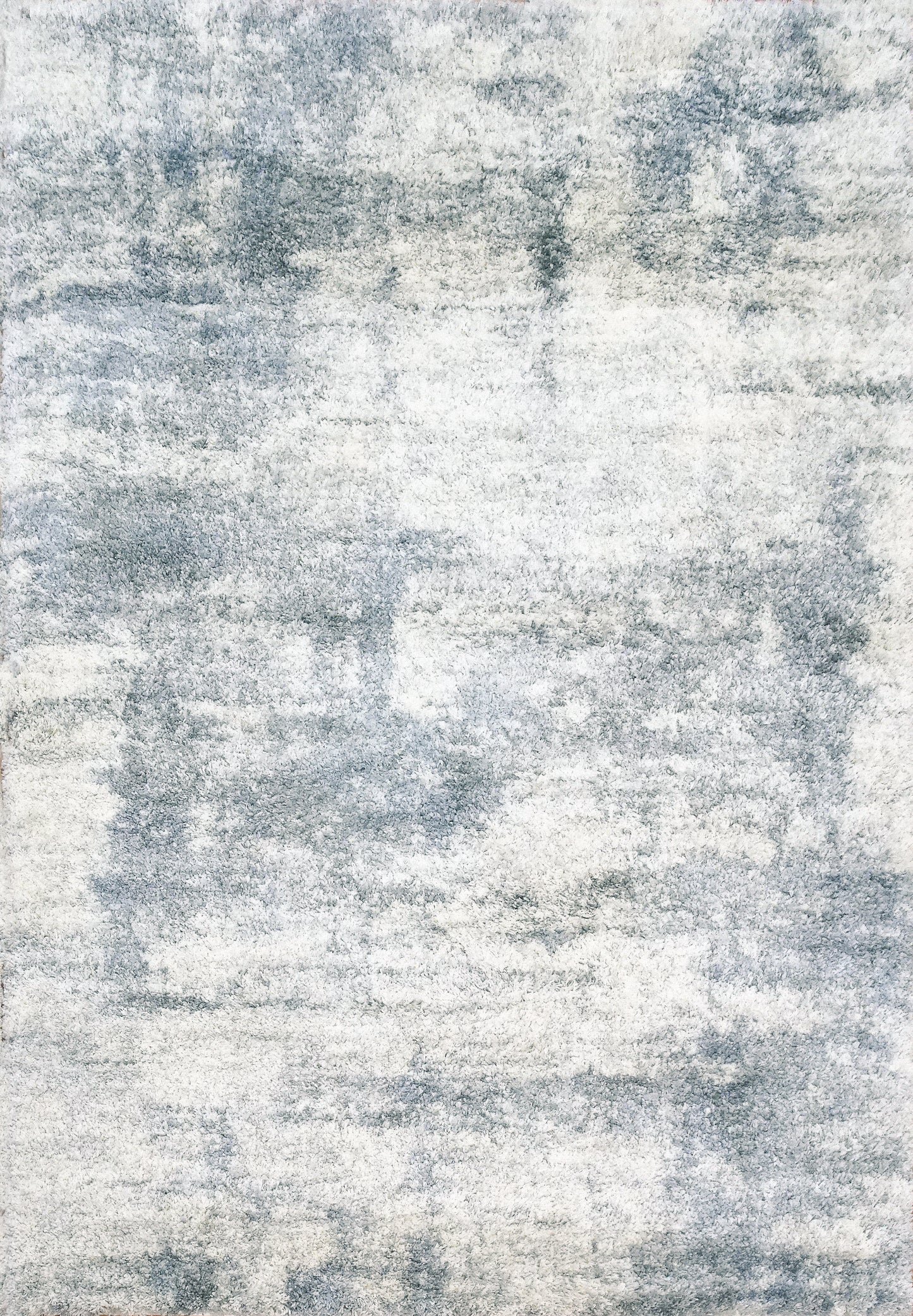 Reverie Contemporary Cream/Grey Geometric High Pile Rug