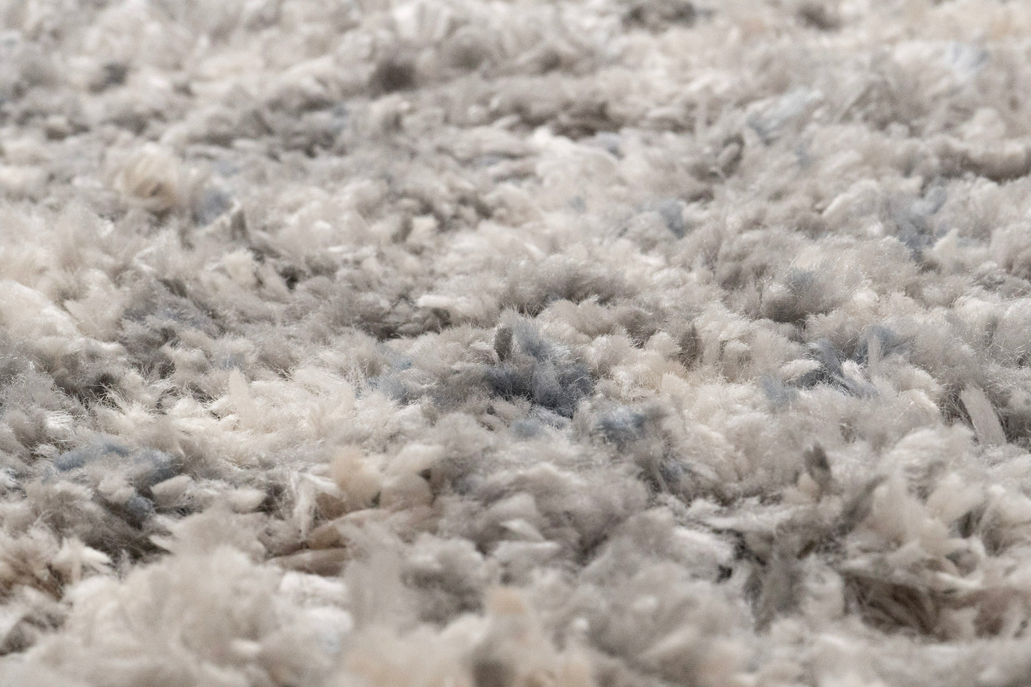 Reverie Contemporary Cream/Grey Geometric High Pile Rug