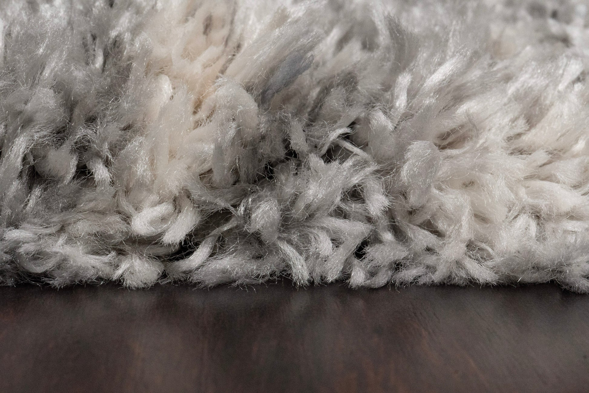 Reverie Contemporary Cream/Grey Geometric High Pile Rug