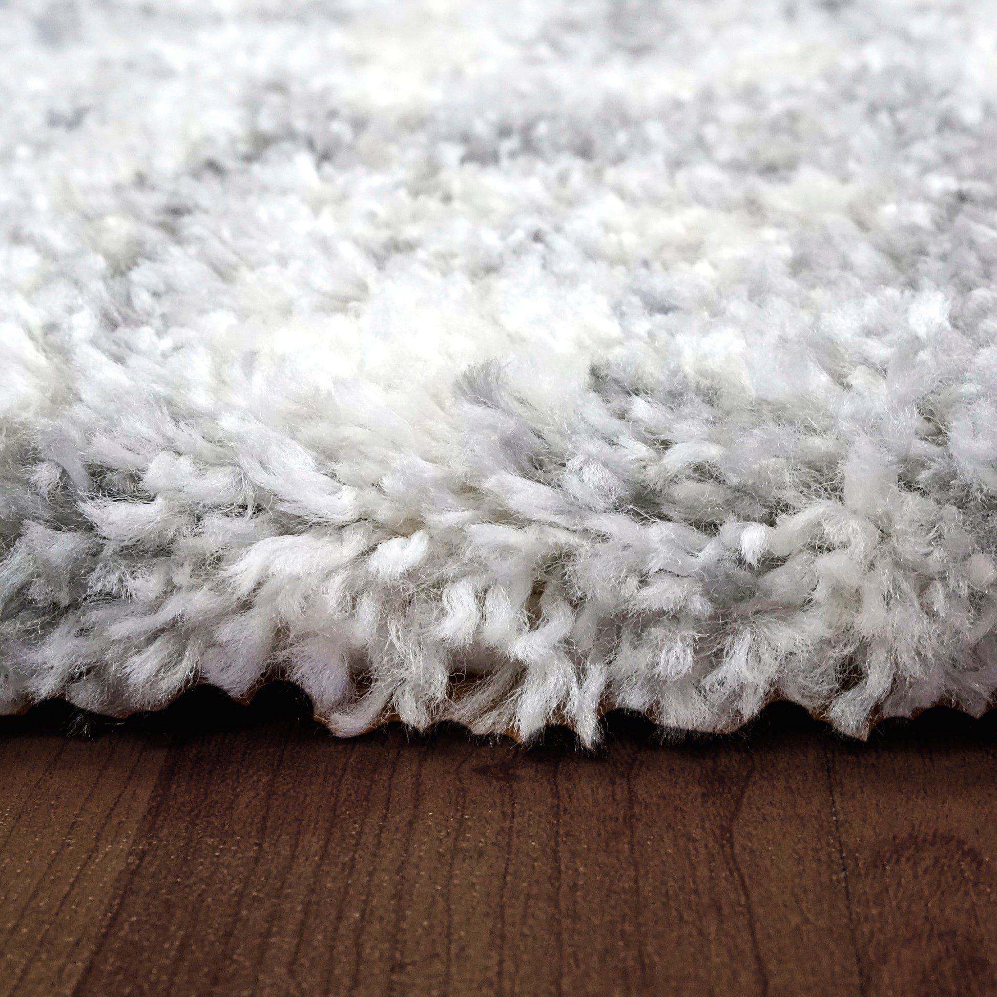 Reverie Contemporary Cream/Grey Geometric High Pile Rug