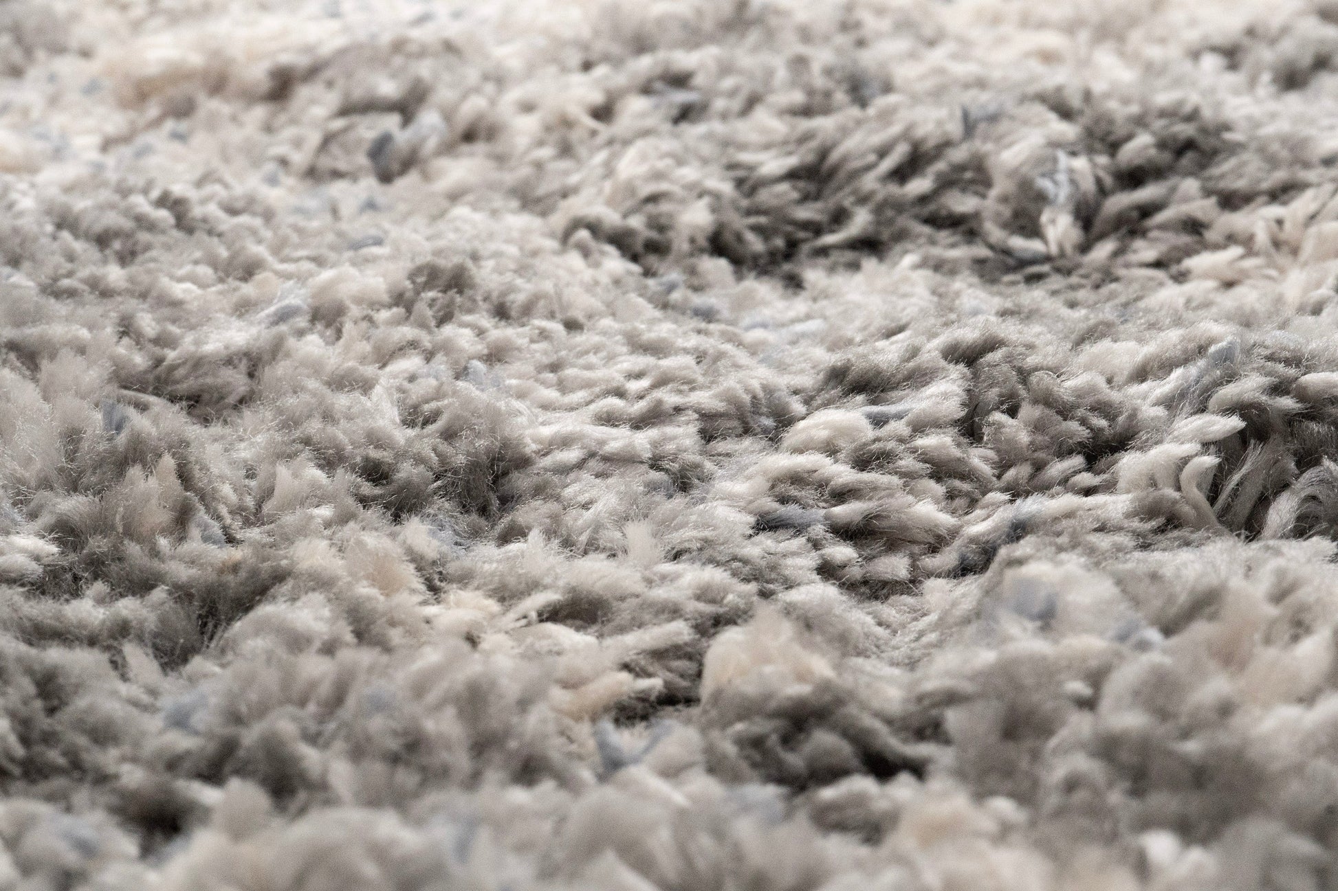 Reverie Contemporary Cream/Grey Geometric High Pile Rug