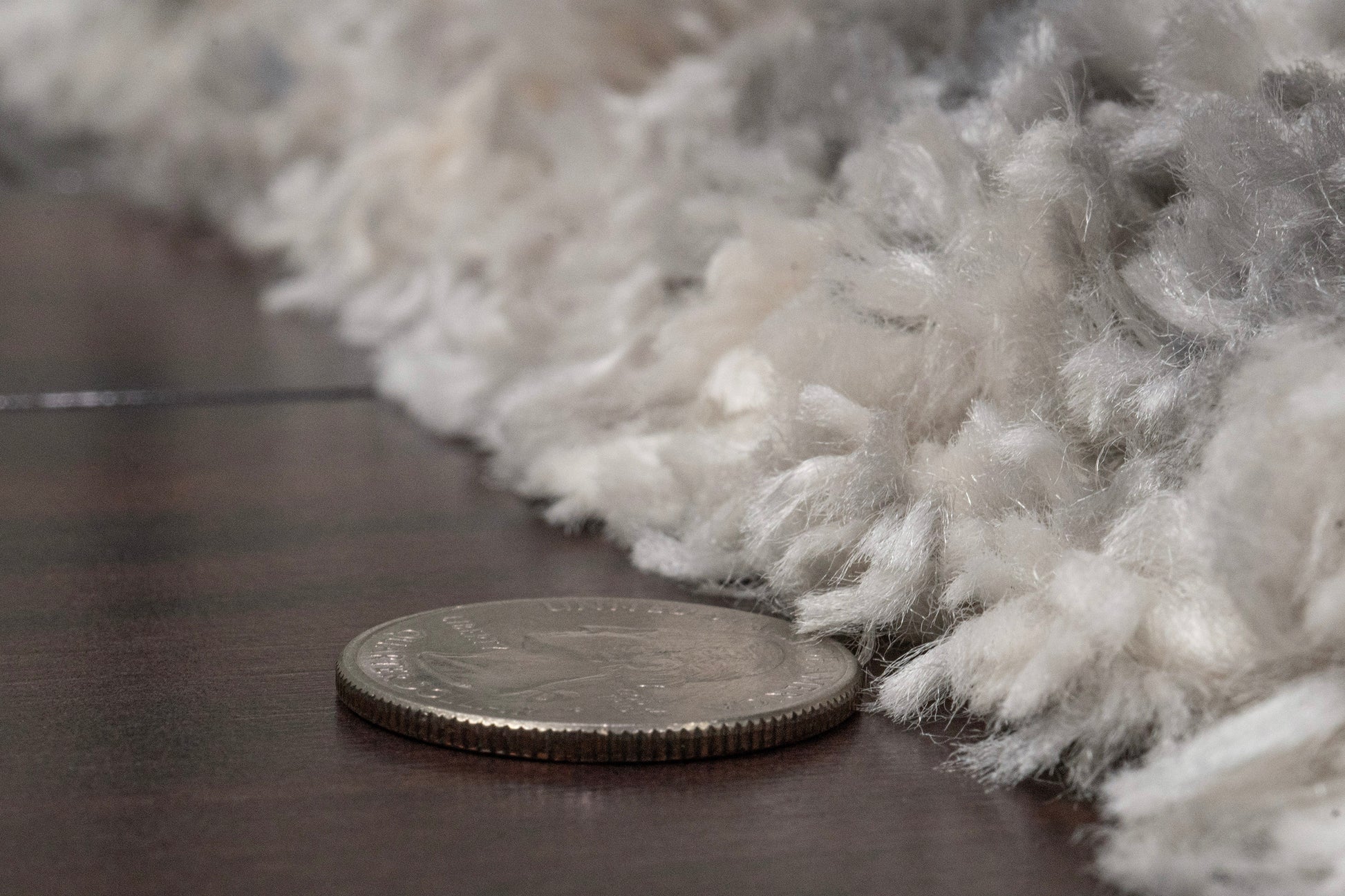Reverie Contemporary Cream/Grey Geometric High Pile Rug