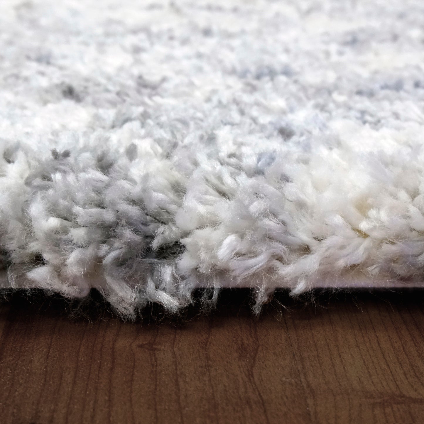 Reverie Contemporary Cream/Grey Geometric High Pile Rug