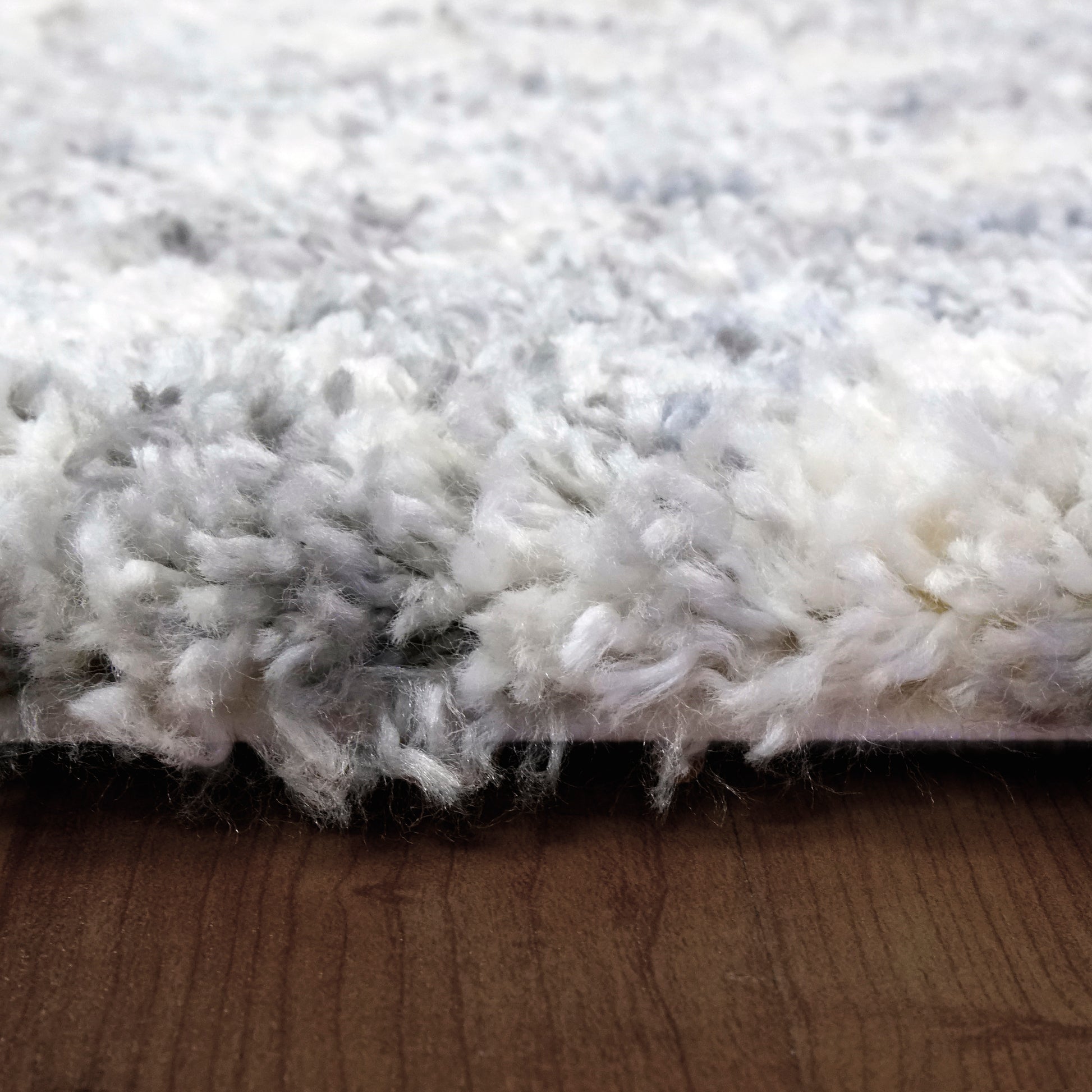 Reverie Contemporary Cream/Grey Geometric High Pile Rug