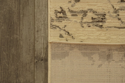 Rori Modern Ivory/Multi Abstract Medium Pile Rug