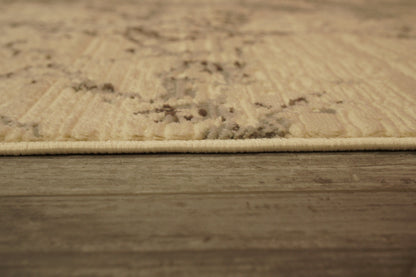 Rori Modern Ivory/Multi Abstract Medium Pile Rug